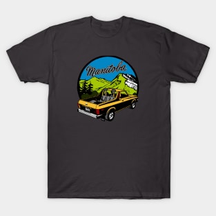 Vintage Manitoba Mountain Car T-Shirt